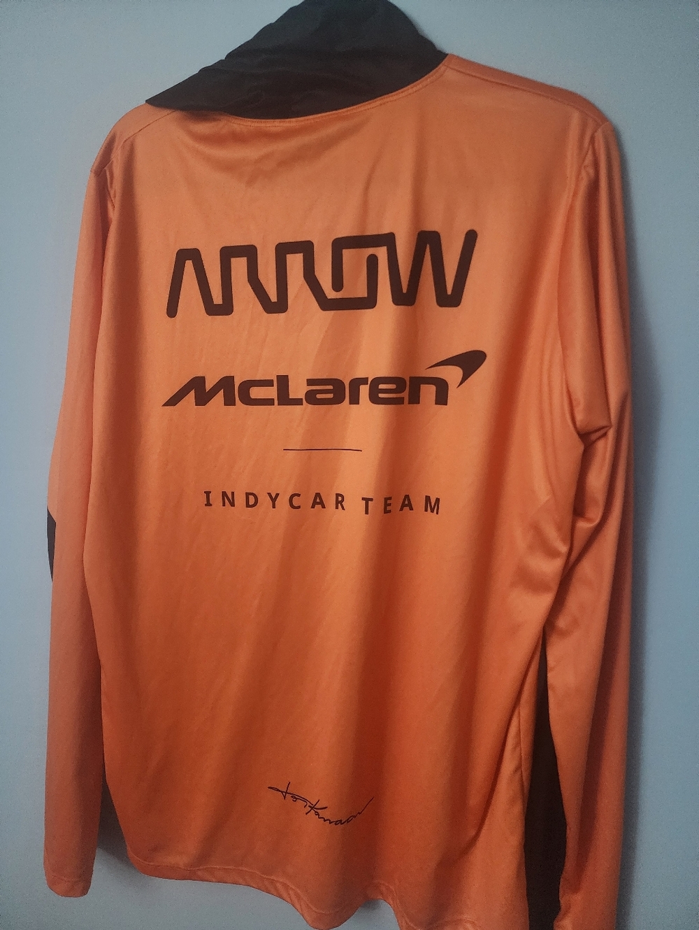 Arrow McLaren TK IndyCar Long-Sleeve Shirt Hoodie-Tech Fabric